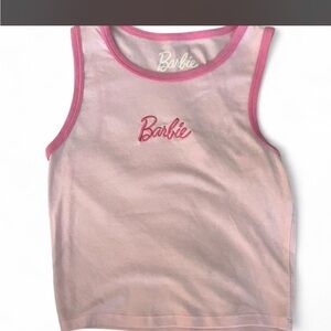 Barbie Light Pink Tank Top with Dark Pink Trim